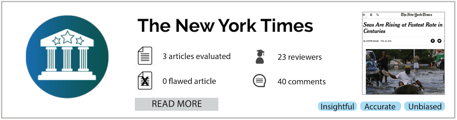 Scientific Trust Tracker Mockup Climate Feedback