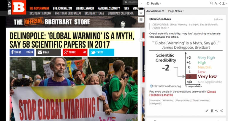 Breitbart misrepresents research from 58 scientific papers to falsely ...