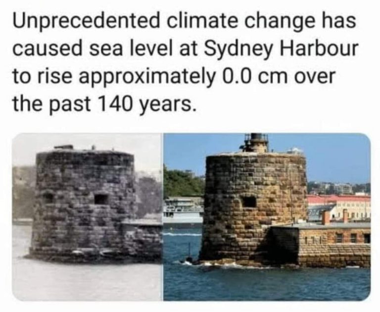 Photo Meme Of Sydney Harbour Incorrectly Claims No Sea Level Rise Has Occurred Climate Feedback 9468